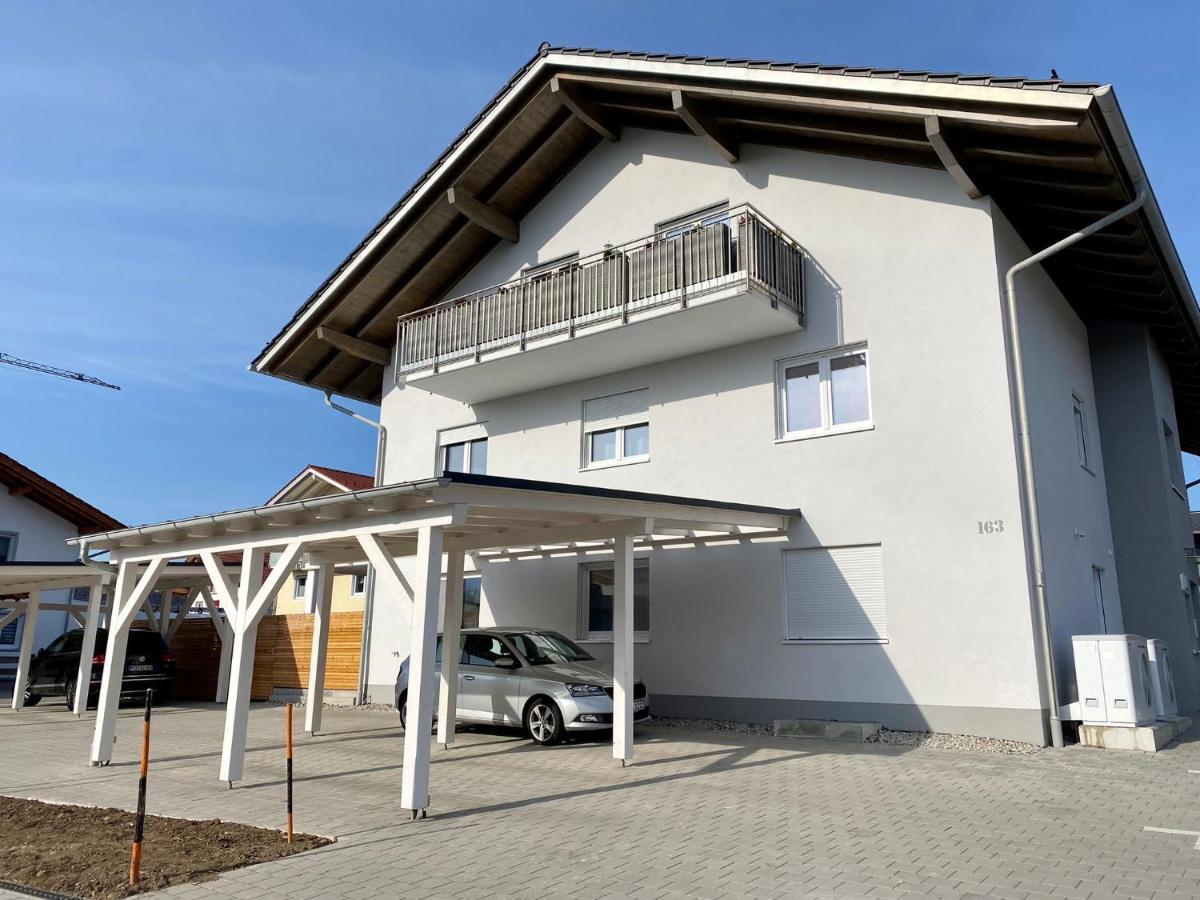 Ferienwohnung Am bayrischen Meer Übersee Exterior foto